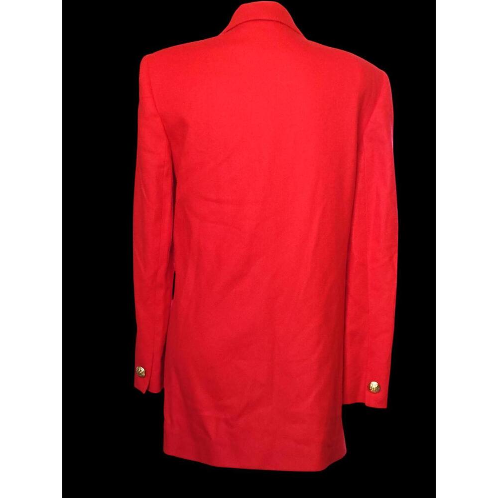 Women's Red Single-Button Blazer - image 6